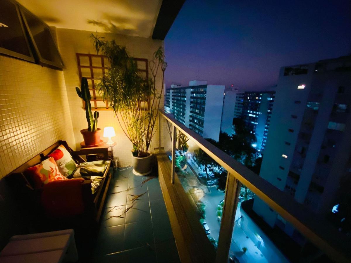 Jumpinbed - Leblon Flat Service - Sala E Quarto Com Varanda E Vista Do Mar. Rio de Janeiro Kültér fotó