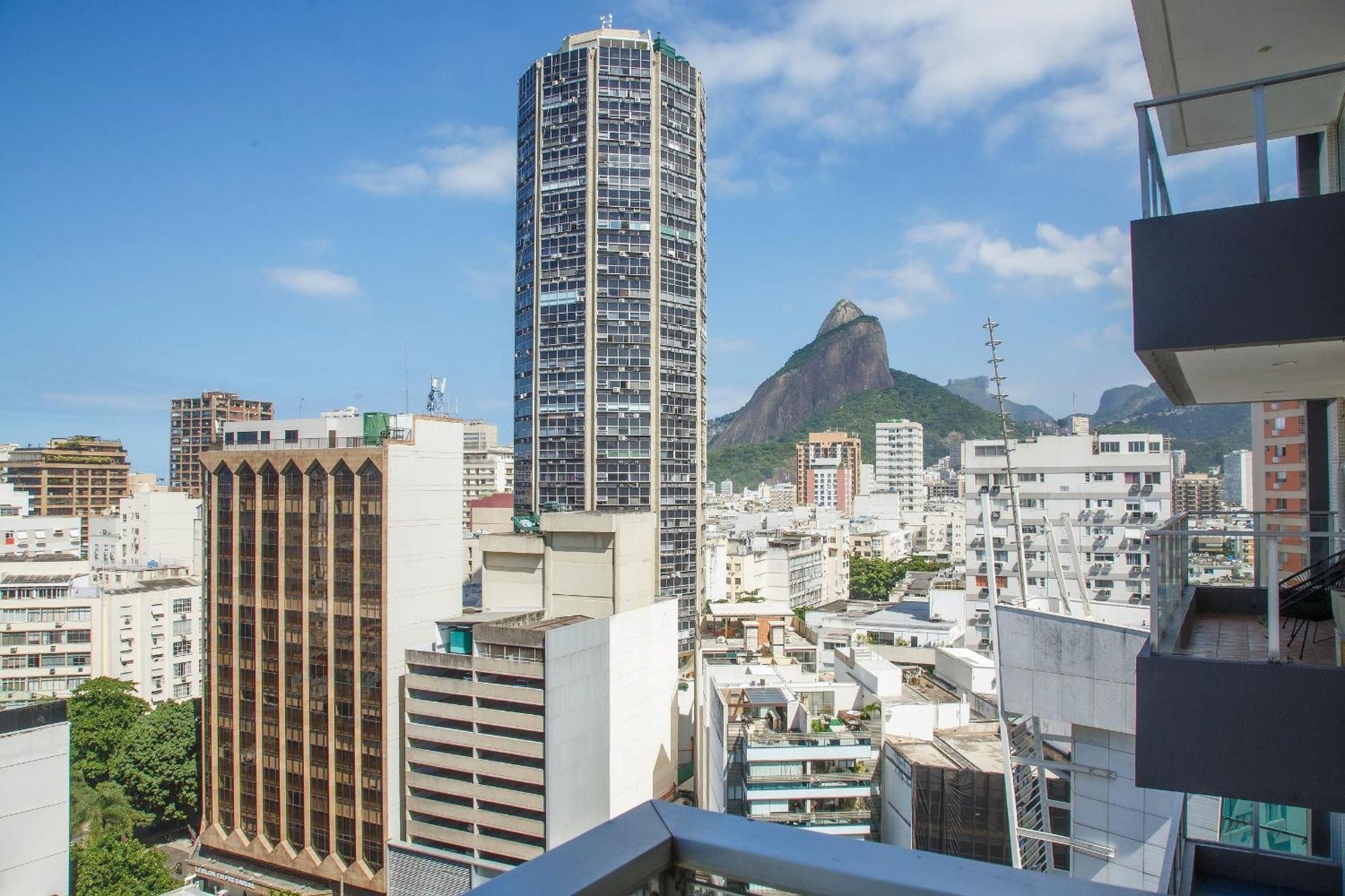 Jumpinbed - Leblon Flat Service - Sala E Quarto Com Varanda E Vista Do Mar. Rio de Janeiro Kültér fotó