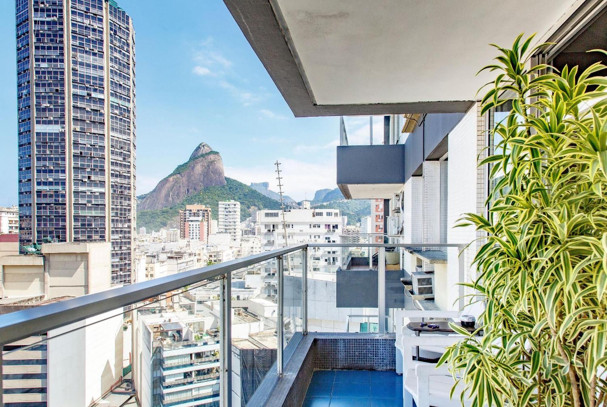 Jumpinbed - Leblon Flat Service - Sala E Quarto Com Varanda E Vista Do Mar. Rio de Janeiro Kültér fotó